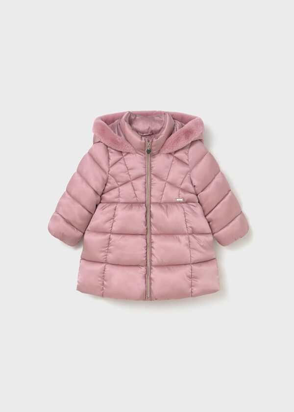 Mayoral Toddler Pink Coat 2436
