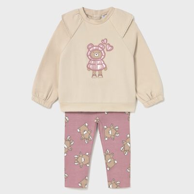 Mayoral Toddler Pink Legging Set 2741
