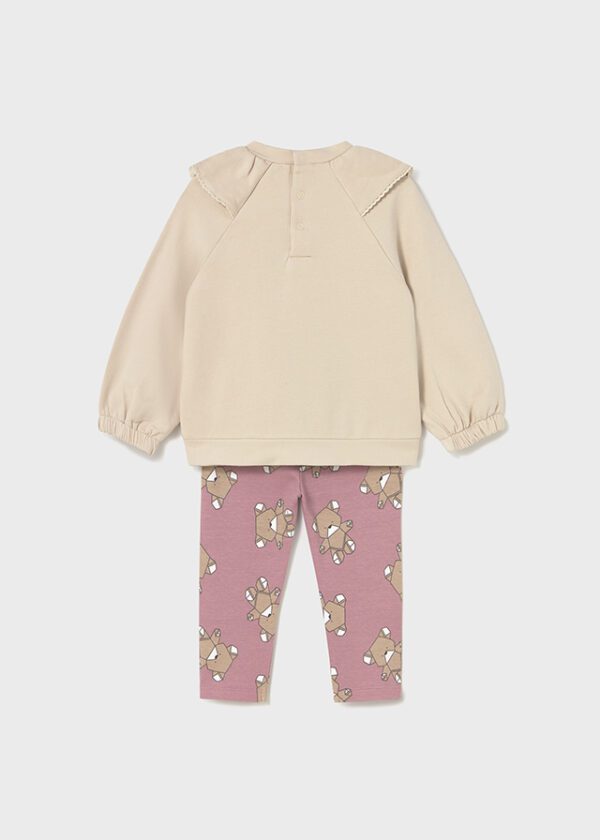 Mayoral Toddler Pink Legging Set 2741 - Image 3
