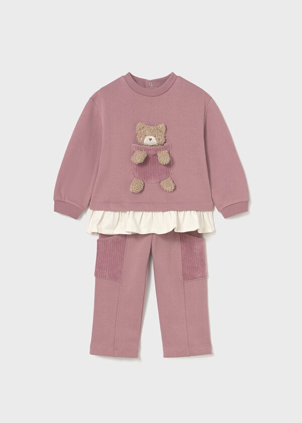 Mayoral Toddler Pink Tracksuit 2843