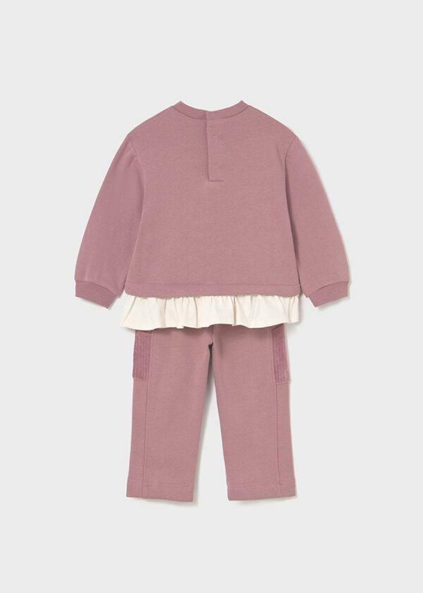 Mayoral Toddler Pink Tracksuit 2843 - Image 3