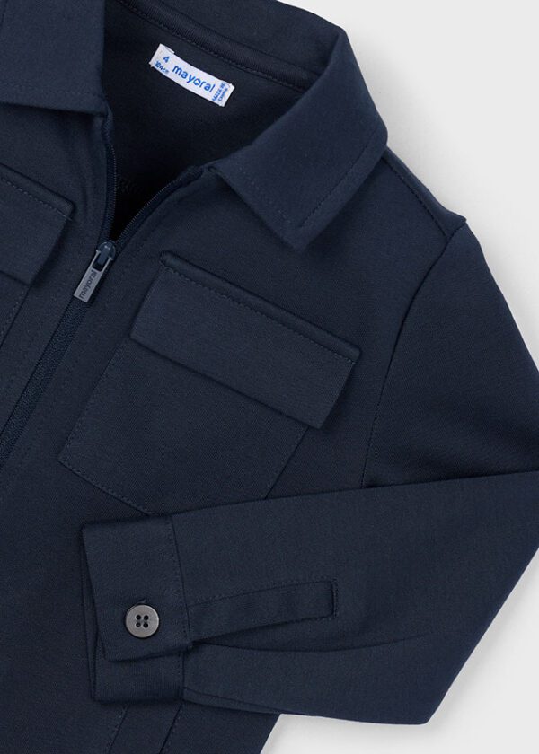 Mayoral Navy Overshirt 4125 - Image 2