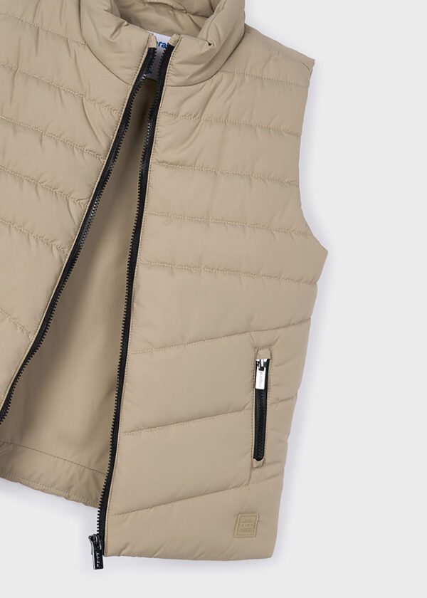 Mayoral Beige Padded Bodywarmer 4383 - Image 2