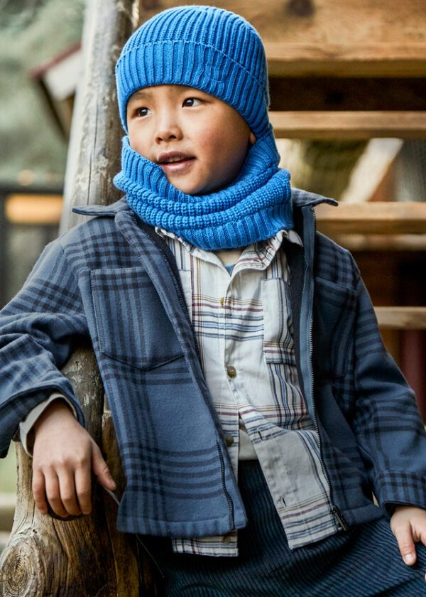 Mayoral Grey Check Jacket 4414