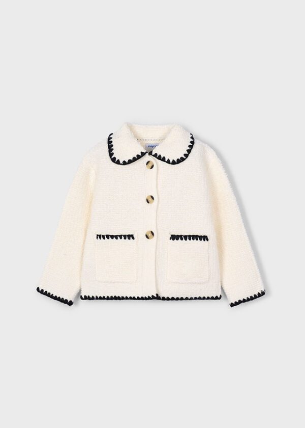 Mayoral Cream Jacket 4436 - Image 2