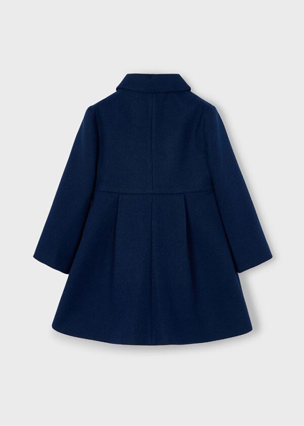 Mayoral Navy Wool Coat 4440 - Image 5