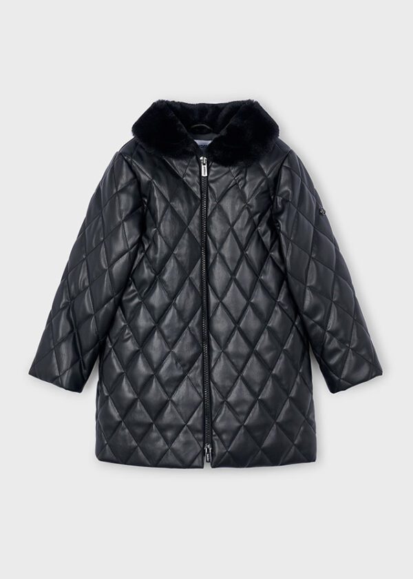 Mayoral Black Coat 4445 - Image 4