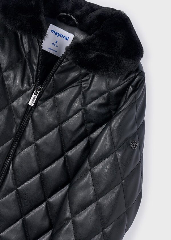 Mayoral Black Coat 4445 - Image 5
