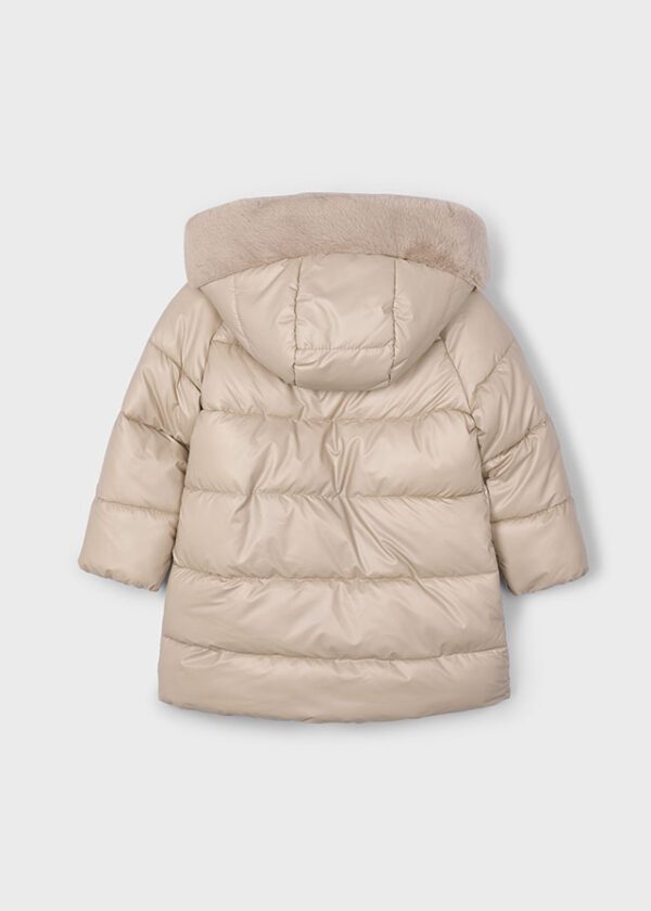 Mayoral Beige Long Coat 4447 - Image 4