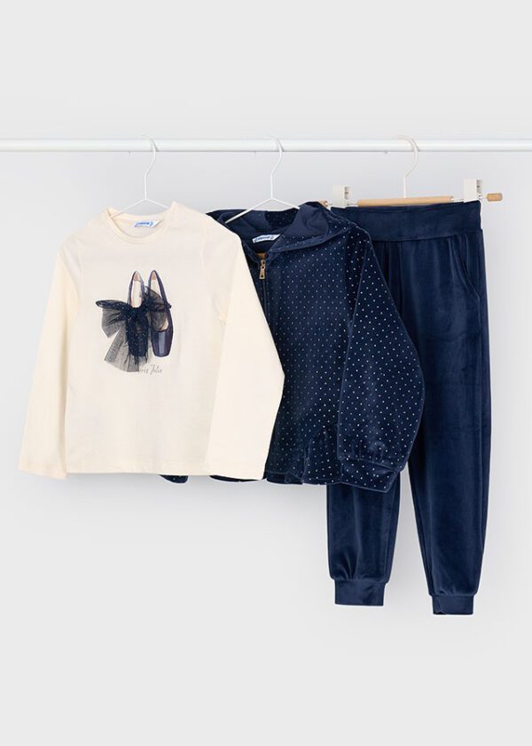 Mayoral Navy 3 Piece Tracksuit 4892 - Image 3