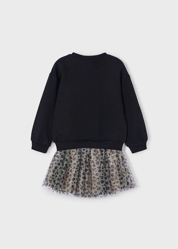 Mayoral Black Tulle Skirt Set 4936 - Image 3