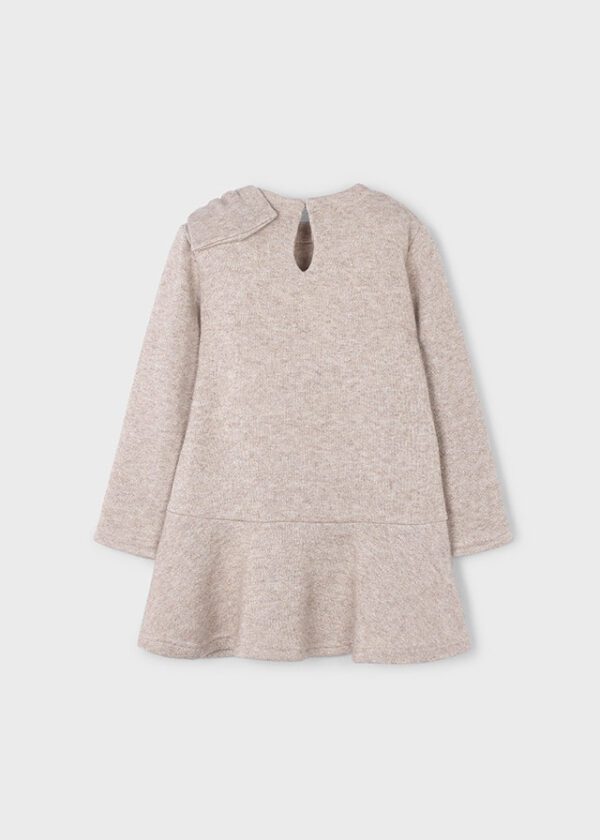 Mayoral Beige Knit Dress 4991 - Image 6