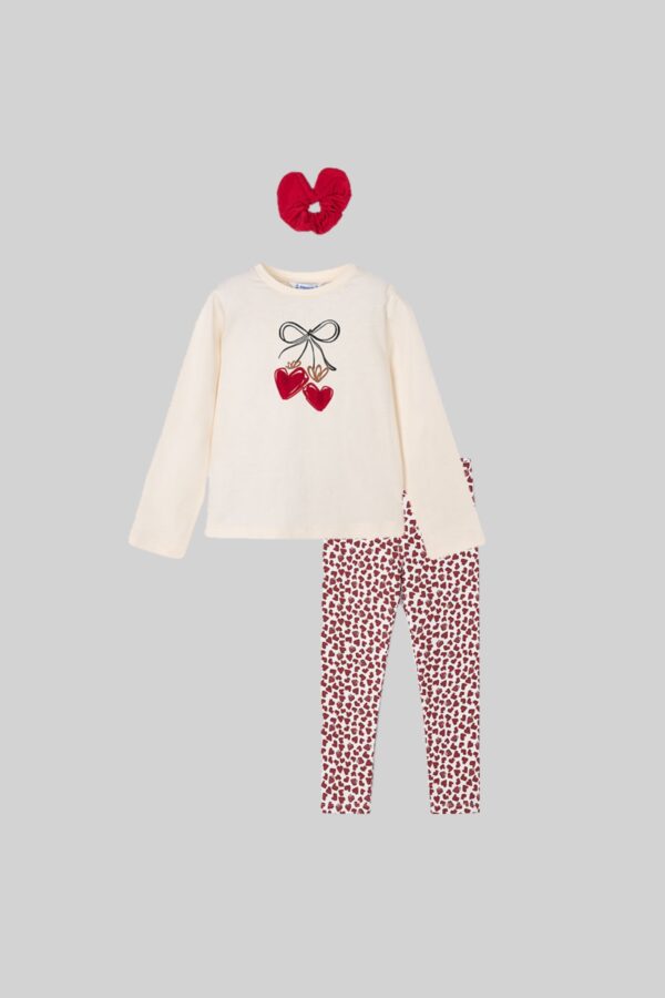 Mayoral Red Legging Set 4716/4008