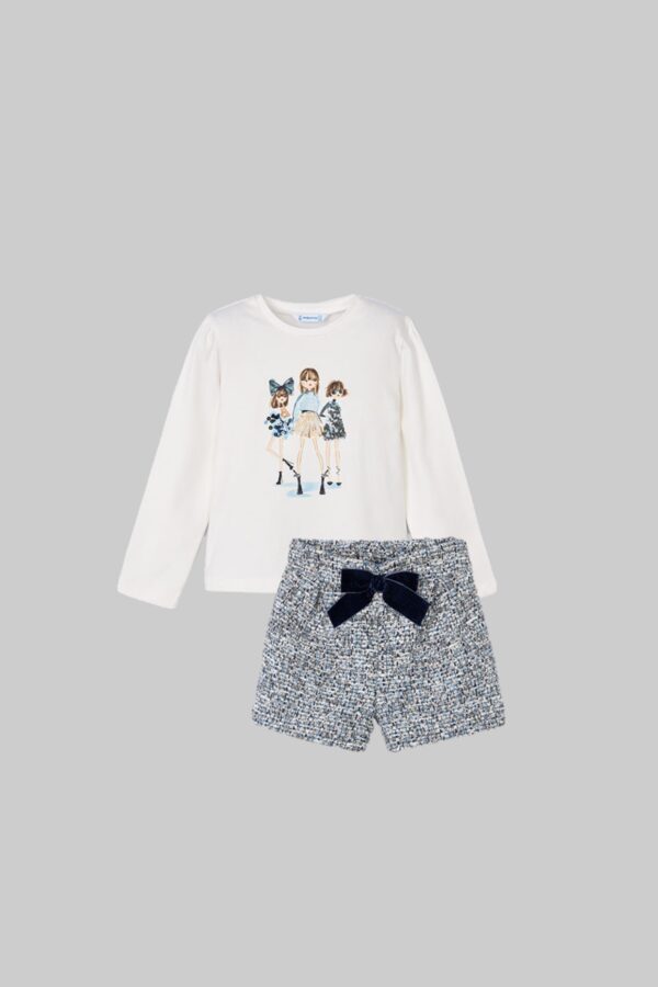 Mayoral Navy Shorts Set 4011/4224