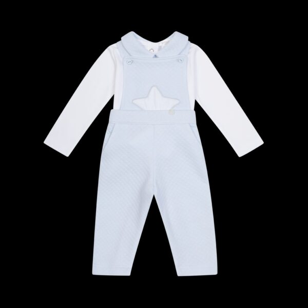 Deolinda Hearts & Stars Blue Dungaree Set 25713