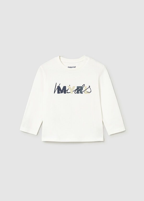 Mayoral Toddler Cream T-Shirt 108