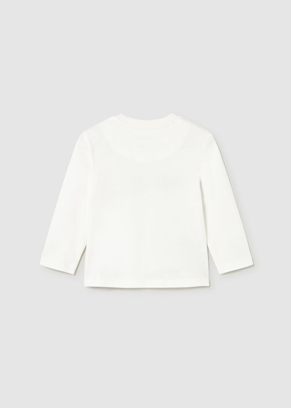 Mayoral Toddler Cream T-Shirt 108 - Image 3