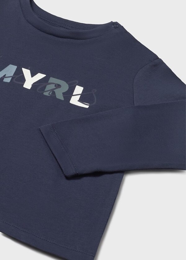 Mayoral Toddler Navy T-Shirt 108 - Image 2