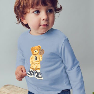 Mayoral Toddler Blue Bear T-Shirt 2058