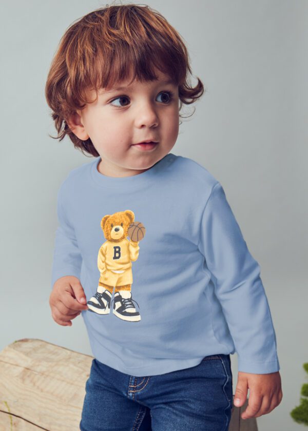 Mayoral Toddler Blue Bear T-Shirt 2058