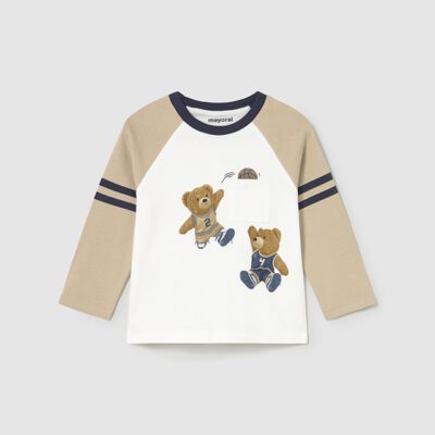 Mayoral Toddler Beige T-Shirt 2059