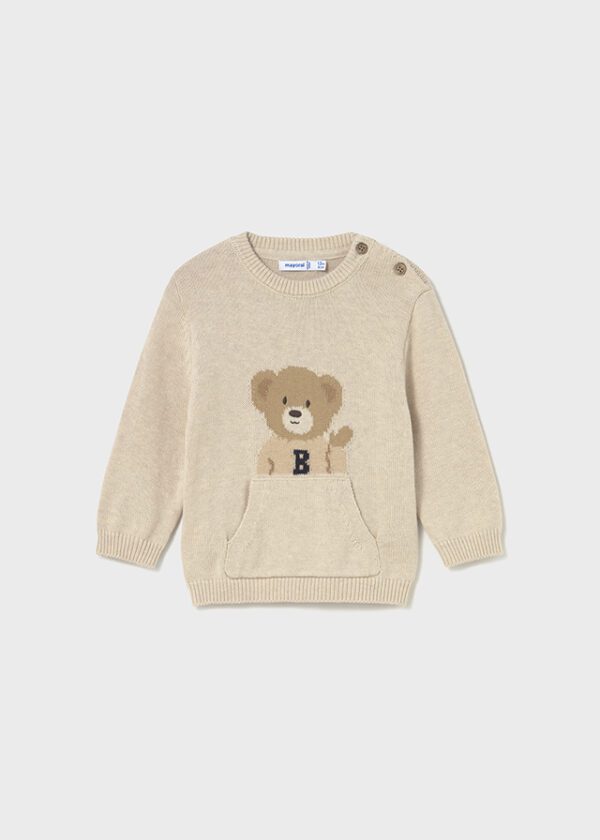 Mayoral Toddler Beige Jumper 2341 - Image 2