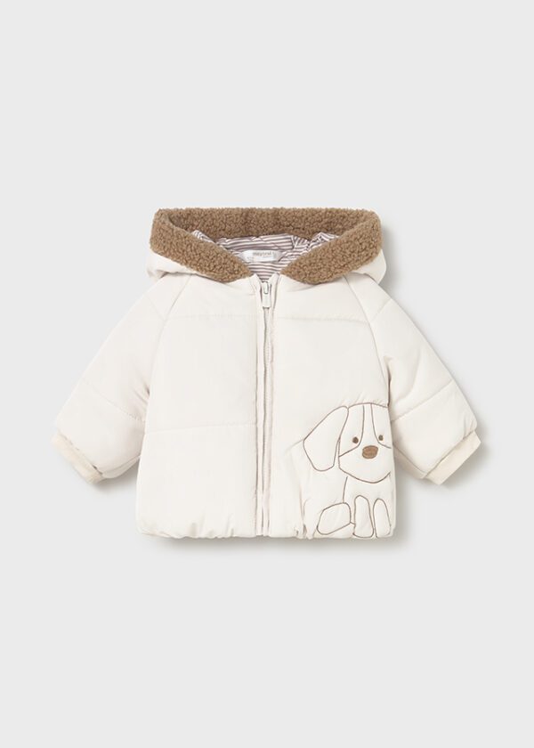 Mayoral Baby Beige Reversible Jacket 2404 - Image 3