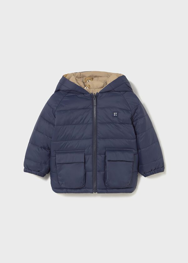 Mayoral Navy Reversible Coat 2420
