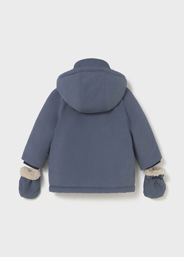 Mayoral Blue Parka Coat 2421 - Image 4