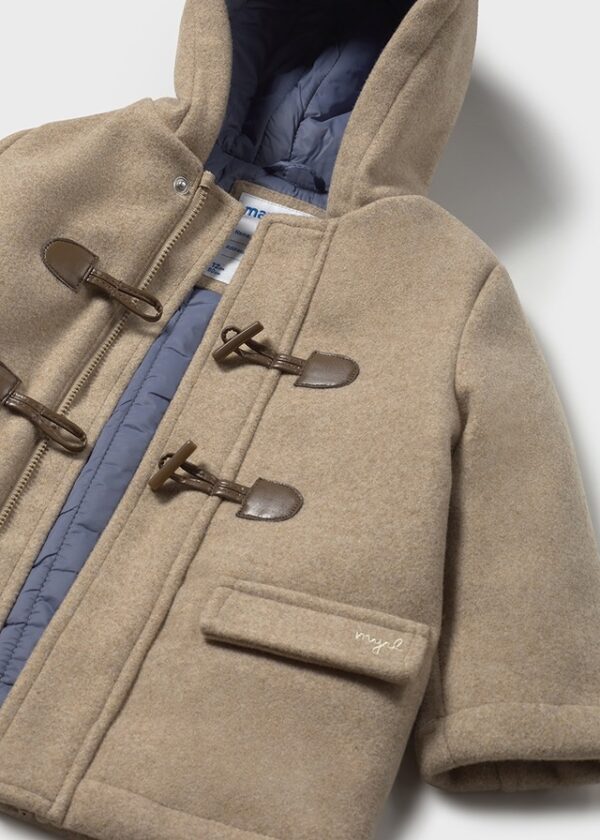 Mayoral Toddler Beige Coat 2425 - Image 2