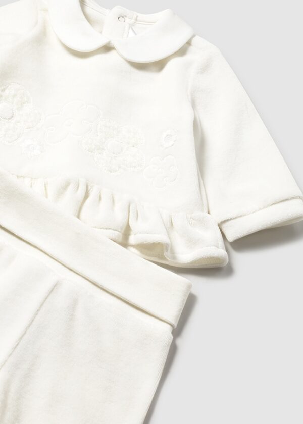 Mayoral Baby Cream 2 Piece Set 2554 - Image 2