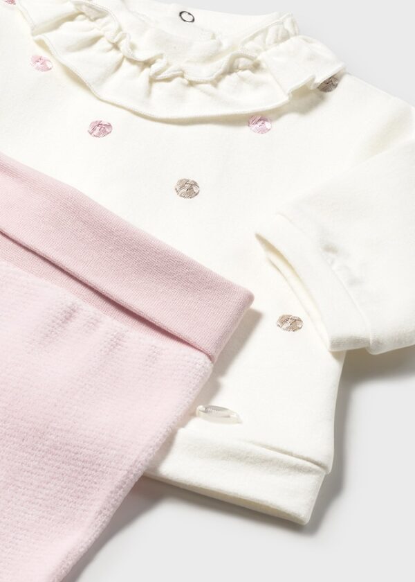 Mayoral Baby Pink 2 Piece Set 2555 - Image 2