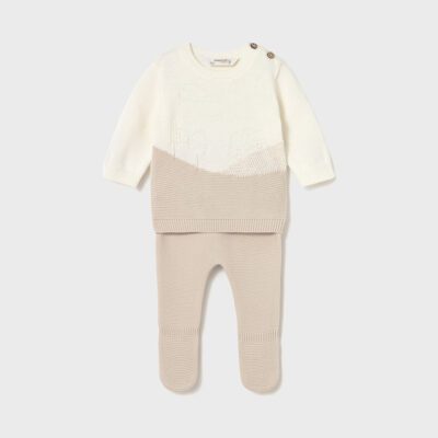 Mayoral Baby Beige 2 Piece Set 2563