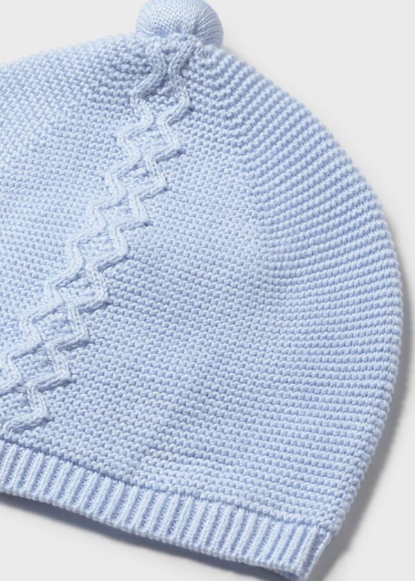 Mayoral Baby Blue Set with Hat 2564 - Image 3