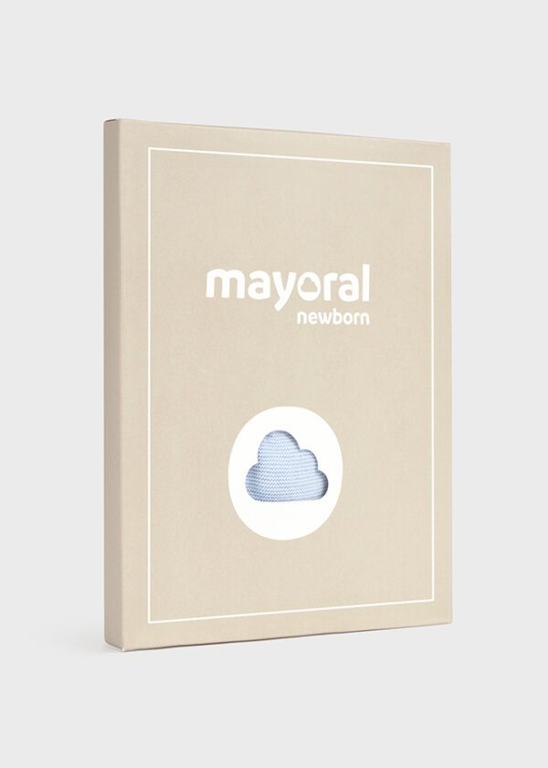 Mayoral Baby Blue Set with Hat 2564 - Image 5