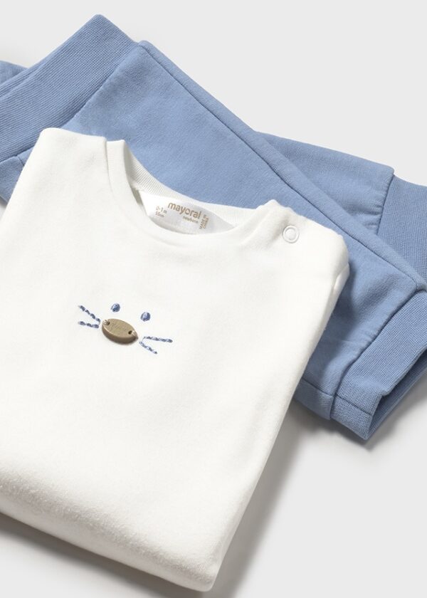 Mayoral Baby Blue 3 Piece Set 2622 - Image 2