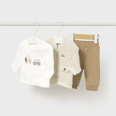 Mayoral Baby Beige 3 Piece Set 2622