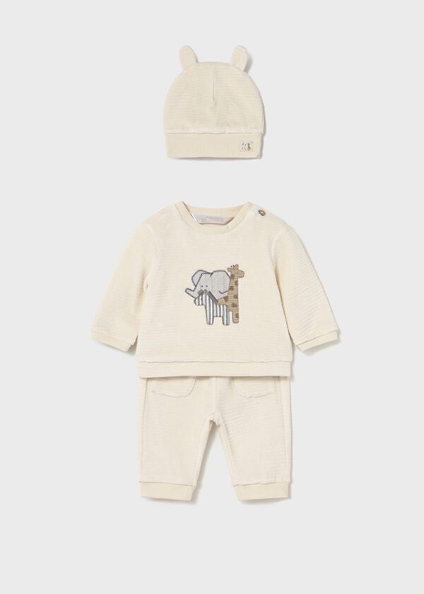 Mayoral Baby Beige 3 Piece Set 2624