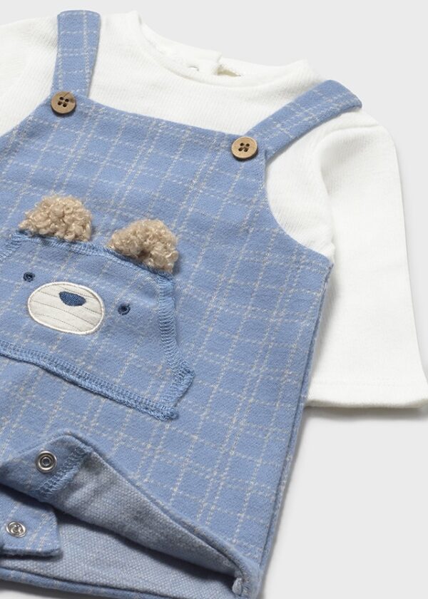 Mayoral Baby Blue Dungaree Set 2645 - Image 2