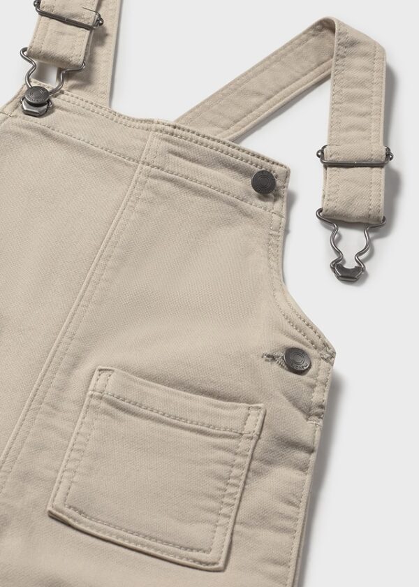 Mayoral Toddler Beige Dungaree 2647 - Image 2