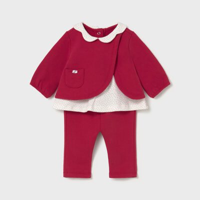 Mayoral Baby Red Legging Set 2707