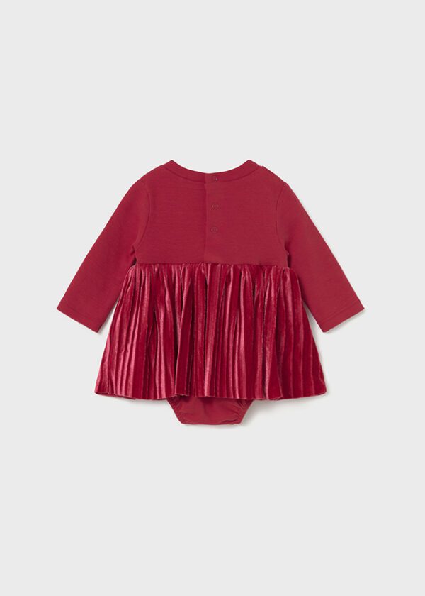 Mayoral Baby Red Romper 2812 - Image 3
