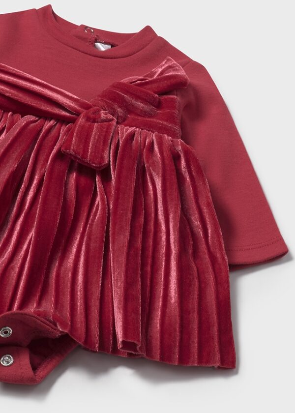 Mayoral Baby Red Romper 2812 - Image 2