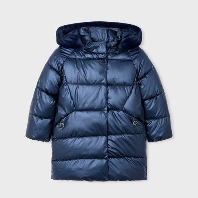 Mayoral Navy Long Coat 4447