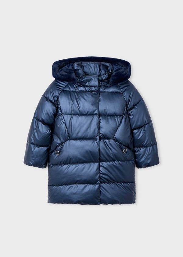 Mayoral Navy Long Coat 4447