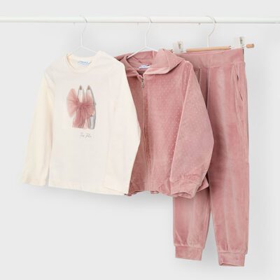 Mayoral Pink 3 Piece Tracksuit 4892