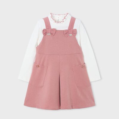 Mayoral Pink Pinafore Set 4914