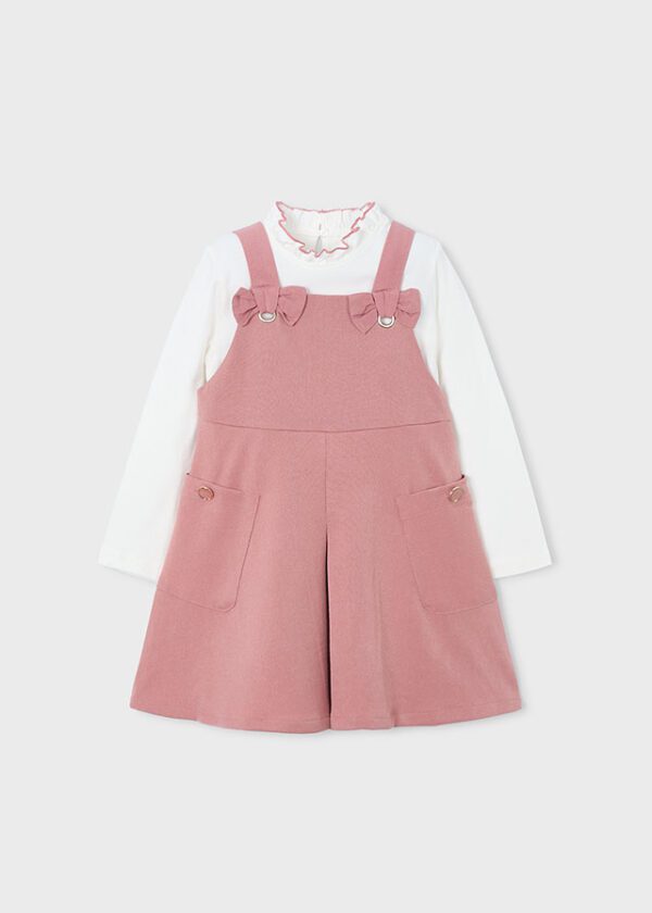 Mayoral Pink Pinafore Set 4914