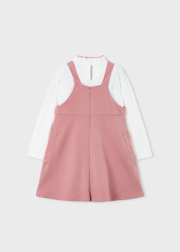 Mayoral Pink Pinafore Set 4914 - Image 2