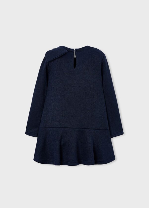 Mayoral Navy Knit Dress 4991 - Image 3